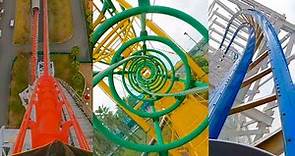 Every Roller Coaster at Nagashima Spaland Amusement Park, Japan!