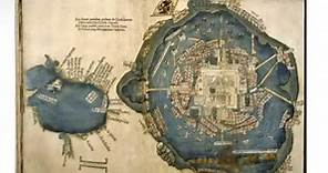 ¡Así era la CDMX! Este es el mapa más antiguo que existe de la gran Tenochtitlan