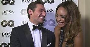 Jourdan Dunn and David Gandy get the giggles at GQ Men Of the Year Awards 2015