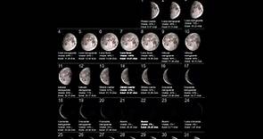 CALENDARIO LUNAR PARA MAYO 2020 // Fases de la Luna, superficie visible y edad ¡día a día!