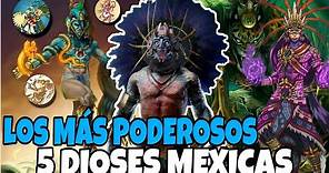 Los 5 DIOSES más PODEROSOS de la MITOLOGÍA MEXICA | Dioses Aztecas