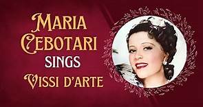 Archival Footage of Maria Cebotari singing "Vissi d'arte"⭐