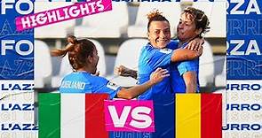 Highlights: Italia-Romania 2-0 - Femminile (6 settembre 2022)