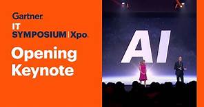 Opening Keynote: The Next Era − We Shape AI, AI Shapes Us l Gartner IT Symposium/Xpo
