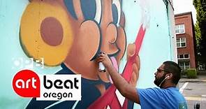Jesus Torralba explores Indigenous background in wildly colorful murals | Oregon Art Beat