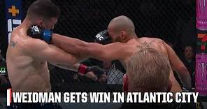Chris Weidman gets win vs. Bruno Silva after eye pokes in Round 3 | ESPN MMA