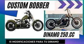 15 MODIFICACIONES PARA TU DINAMO CHOPPER 250 cc