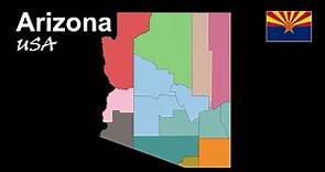 Arizona, USA: All the 15 Counties