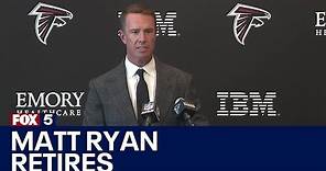Falcons QB Matt Ryan announces retirement: full press conference | FOX 5 News