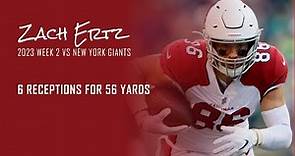 Zach Ertz Every Target and Catch vs New York Giants | 2023 Week 2 | Fantasy Football Film