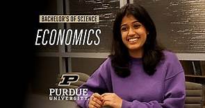 Major in Economics at Purdue University’s Daniels School of Business