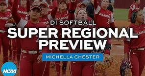 The 2022 college softball super regionals, previewed