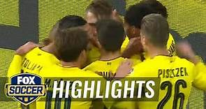 Maximilian Philipp finishes volley for Dortmund lead | 2017-18 Bundesliga Highlights