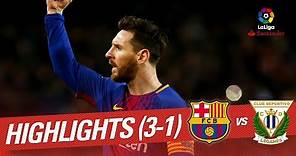 Resumen de FC Barcelona vs CD Leganés (3-1)