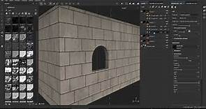 Creating A Modern Type Brick texture Using Substance Painter