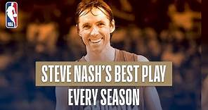 Steve Nash's Best Play Each Season Of His NBA Career!