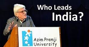 Gopalkrishna Gandhi - Who Leads India? | 'Resurrecting the Public' Lecture Series