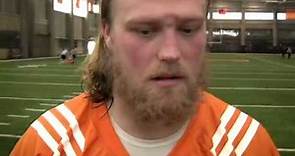 Daniel Hood on the Vols first spring practice