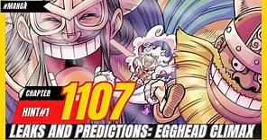 ONE PIECE 1107 CHAPTER FIRST HINT (SPOILER) AND PREDICTION