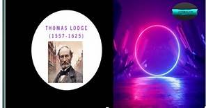 Thomas Lodge ( Elizabethan Writer) #Thomaslodge #ntanetenglish #britishliterature