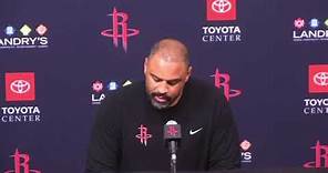Ime Udoka after Rockets 9th straight win, beating Blazers
