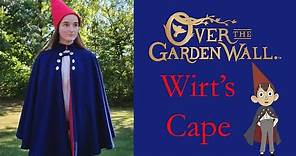 Sewing Wirt's Cape | Over The Garden Wall Cosplay