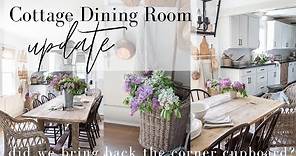 Cottage Dining Room TOUR | Intentional Decorating | Creating a Collected Home