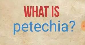 What is petechia?