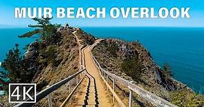 [4K] Muir Beach Overlook - California - Walking Tour