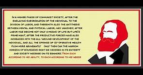 Critique of the Gotha Programme by Karl Marx