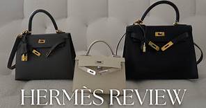 Bag Review: Hermès Mini Kelly vs Kelly 25 vs Kelly 28 | Modshots, What Fits & More