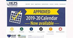 School calendar for 2019-2020 (NEXT school year!)