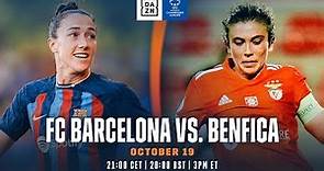 Barcelona vs. Benfica | Partido Entero De La Jornada 1 De La UEFA Women’s Champions League 2022-23