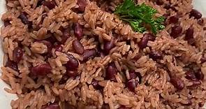 CARIBBEAN RICE AND PEAS | JAMAICAN RICE & PEAS IN INSTANT POT/PRESSURE COOKER| || FRUGALLYT