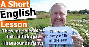 Learn the English Phrases THERE ARE PLENTY OF FISH IN THE SEA and THAT SOUNDS FISHY