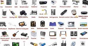 100 Most Common Electronic Devices in English | Learn English Vocabulary