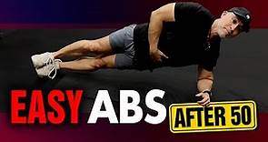 The EASIEST Abs Workout For Men Over 50 (AT HOME WORKOUT!)