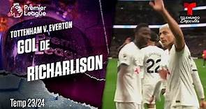 Goal Richarlison - Tottenham v. Everton 23-24 | Premier League | Telemundo Deportes