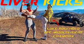 LIVER KICKED by UFC Champion Luke Rockhold *CRIPPLING PAIN* | Bodybuilder VS Pro MMA Fighter