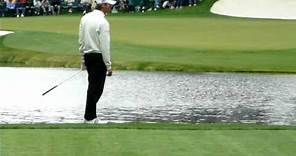 Masters -Vijay Singh-ACE- Another View - Skips Ball Across Water- Hole In One 4/7/09