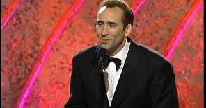 Golden Globes 1996 Nicolas Cage Best Actor