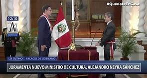 Alejandro Neyra juró como nuevo ministro de Cultura