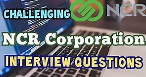 NCR Corporation Interview Questions | Interview Experience