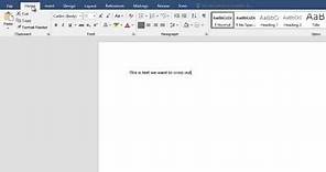 How To Cross Out Text In Microsoft Word [For Beginners]