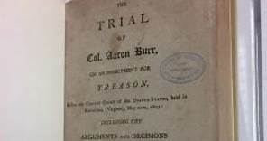 The Trial of Vice President Aaron Burr