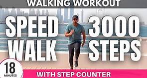 Speed Walking At Home | Fast Walk in 18 Minutes | Daily Workout at home