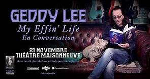 Geddy Lee: My Effin’ Life - Live at Theatre Maisonneuve, Montreal, QC (11-21-2023) Full Show Audio