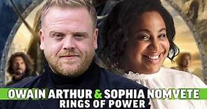 The Rings of Power Interview: Owain Arthur & Sophia Nomvete Talk Onscreen Chemistry