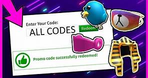 ALL ROBLOX PROMOCODES (2014 - 2021)