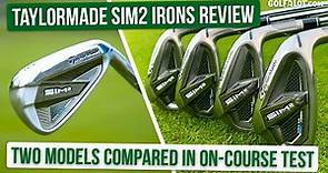 HUGE ON-COURSE IRONS TEST | TaylorMade SIM2 Max & Max OS Irons Golfalot Review
